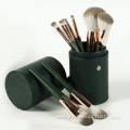 14 PCS Custom Logo Green Makeup Brushes Set